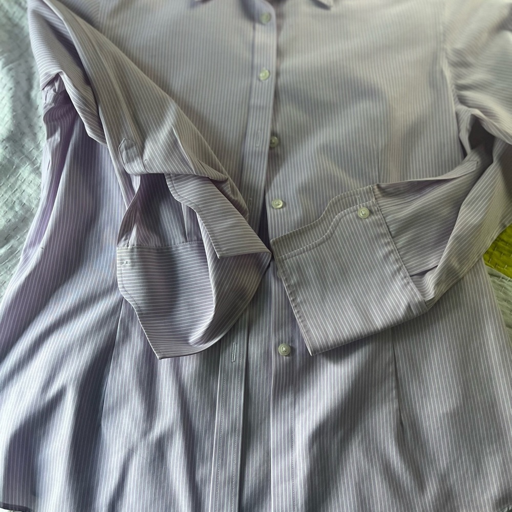 Brooks Brothers Lavender Striped Dress Shirt